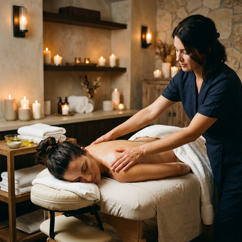 Massagem relaxante — spa HomeCare